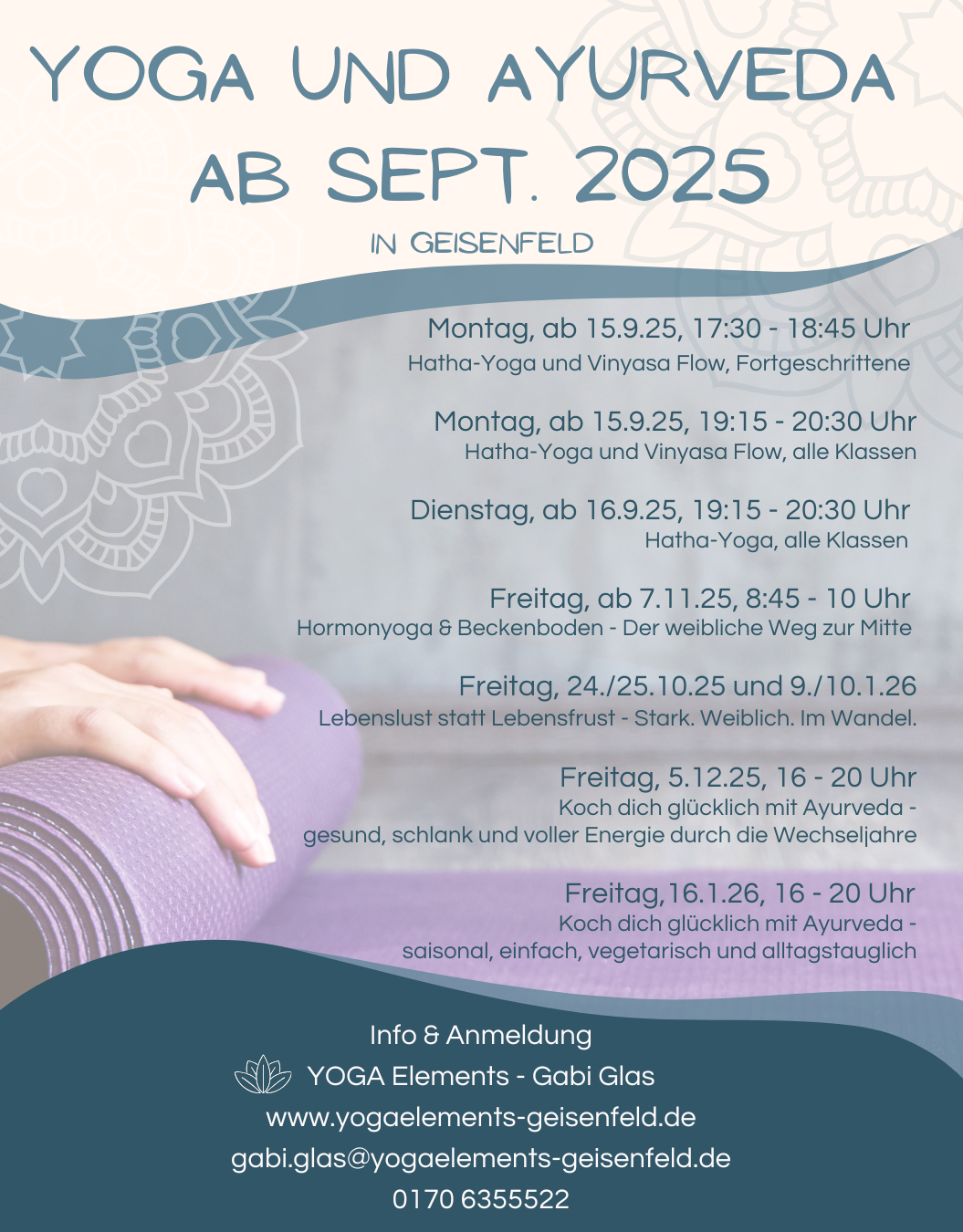 YOGA, SUP-Yoga, SUP Yoga, Ayurveda in Geisenfeld