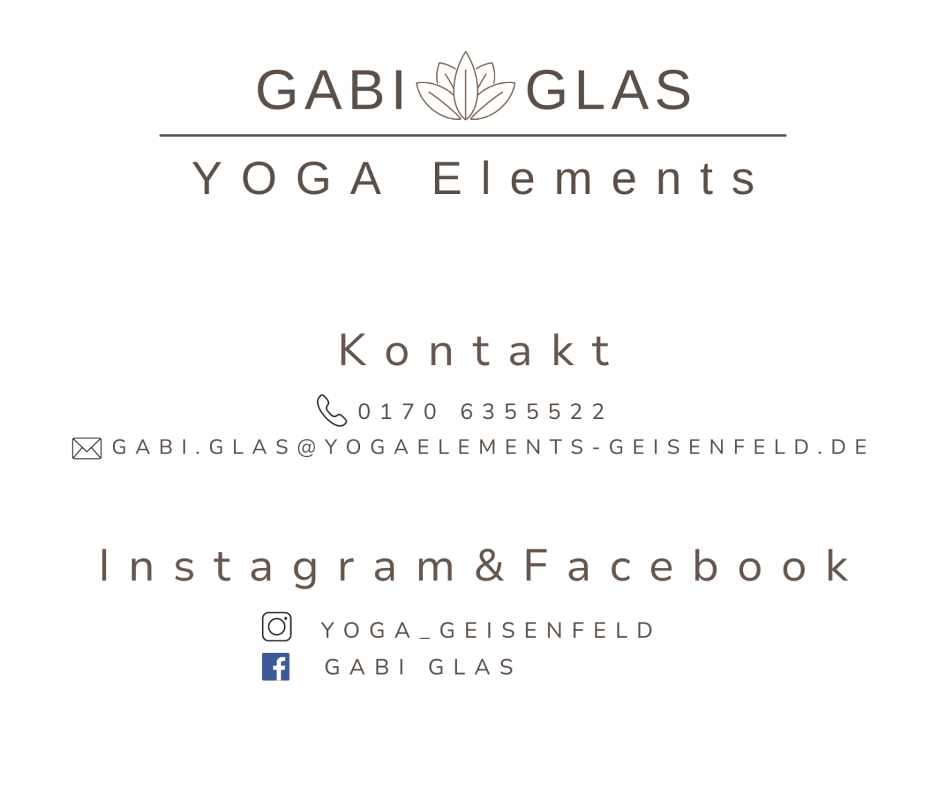 Yoga Elements Geisenfeld Gabi Glas