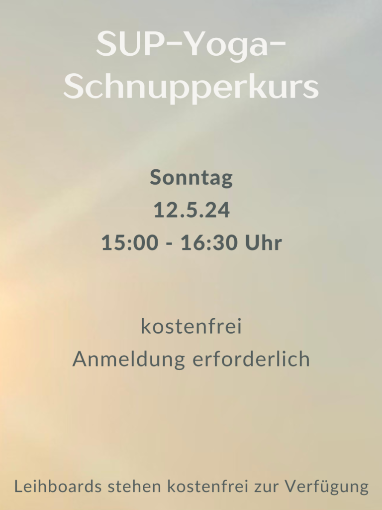 YOGA, SUP-Yoga, SUP Yoga, Ayurveda in Geisenfeld